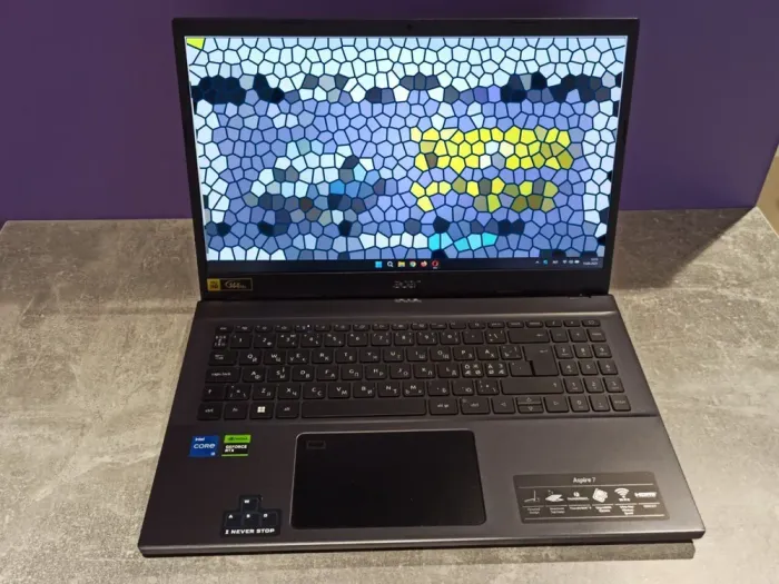 Ігровий ноутбук Acer Aspire 7 A715-76G-55SG / 15.6" (1920x1080) IPS / Intel Core i5-12450H (8 (12) ядер по 3.3 - 4.4 GHz) / 32 GB DDR4 / 960 GB SSD / nVidia GeForce RTX 2050, 4 GB GDDR6, 64-bit / WebCam б/в - зображення 2