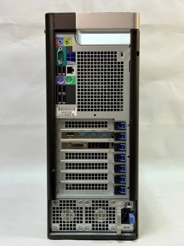 Робоча станція Dell Precision 5810 Workstation Tower / Intel Xeon E5-1650 v3 (6 (12) ядер по 3.5 - 3.8 GHz) / 32 GB DDR4 / 250 GB SSD + 1000 GB HDD / AMD Radeon RX 570, 4 GB GDDR5, 256-bit / DVD-ROM б/в - зображення 7