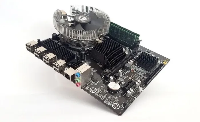 Комплект: Материнська плата XWG X58V1608 + Intel Xeon X5675 (6 (12) ядер по 3.06 - 3.46 GHz) + 8 GB DDR3 + Кулер ID-Cooling DK-01 NEW б/в - зображення 2