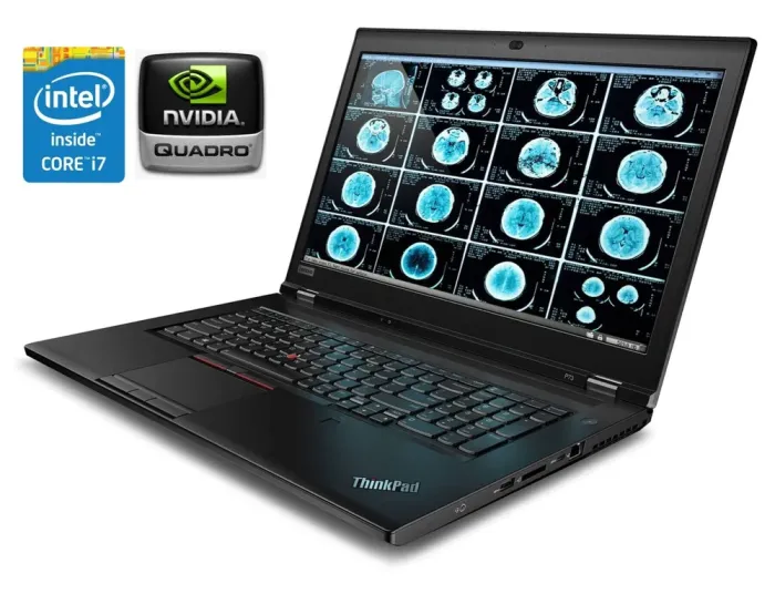 Мобільна робоча станція Lenovo ThinkPad P73 / 17.3" (1920x1080) IPS / Intel Core i7-9750H (6 (12) ядер по 2.6 - 4.5 GHz) / 16 GB DDR4 / 512 GB SSD / nVidia Quadro T2000, 4 GB GDDR5, 128-bit / WebCam б/в - зображення 1