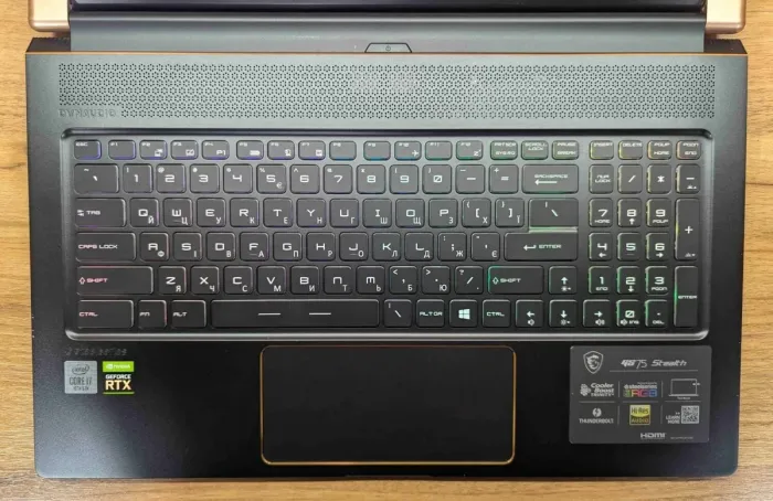 Ігровий ноутбук Б-класу MSI MS-17G3 / 17.3" (1920x1080) IPS / Intel Core i7-10875H (8 (16) ядер по 2.3 - 5.1 GHz) / 16 GB DDR4 / 512 GB SSD / nVidia GeForce RTX 2060, 6 GB GDDR6, 192-bit / WebCam / Windows 10 б/в - зображення 5