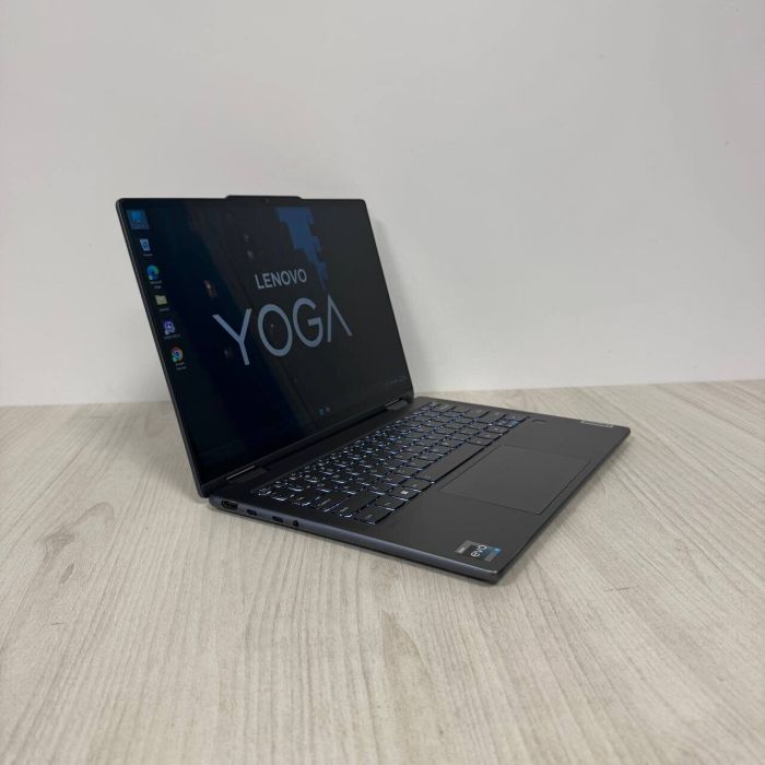Ультрабук-трансформер Б-клас Lenovo Yoga 7 14IRL8 x360 / 14" (2240x1400) IPS Touch / Intel Core i7-1355U (10 (12) ядра по 1.2 - 5.0 GHz) / 16 GB DDR5 / 512 GB SSD / Intel Iris Xe / WebCam б/в - зображення 4
