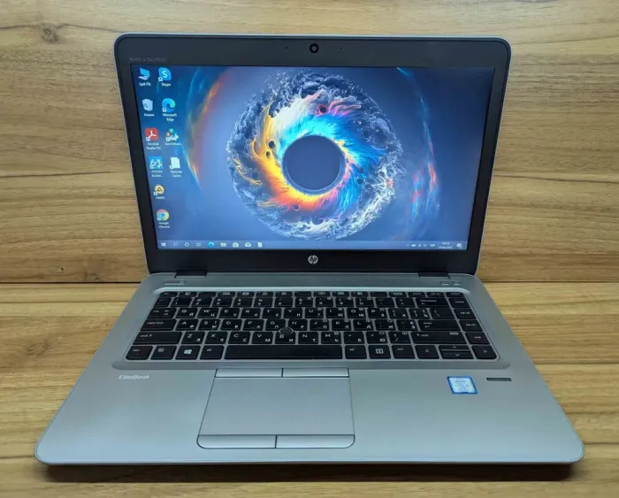 Ультрабук HP EliteBook 840 G4 / 14" (1920x1080) IPS / Intel Core i5-7300U (2 (4) ядра по 2.6 - 3.5 GHz) / 8 GB DDR4 / 240 GB SSD / Intel HD Graphics 620 / WebCam / TouchID / Windows 10 б/в - зображення 2