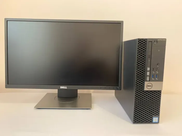 Комплект ПК: комп'ютер Dell OptiPlex 3040 SFF / Intel Core i5-6500 (4 ядра по 3.2 - 3.6 GHz) / 8 GB DDR3 / 500 GB HDD / Intel HD Graphics 530 / DVD-RW + Монітор Dell P2217H / 22" (1920x1080) IPS / USB-Hub, 1x VGA, 1x HDMI, 1x DisplayPort / VESA 100x10 б/в - зображення 2