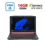 Ігровий ноутбук Б-класу Acer Nitro 5 AN515-53-55G9 / 15,6" (1920x1080) IPS / Intel Core i5-8300H (4 (8) ядра по 2,3 - 4,0 ГГц) / 16 ГБ DDR4 / 960 ГБ SSD / nVidia GeForce GTX 1050 Ti, 4 ГБ GDDR5, 128-біт / WebCam б/в