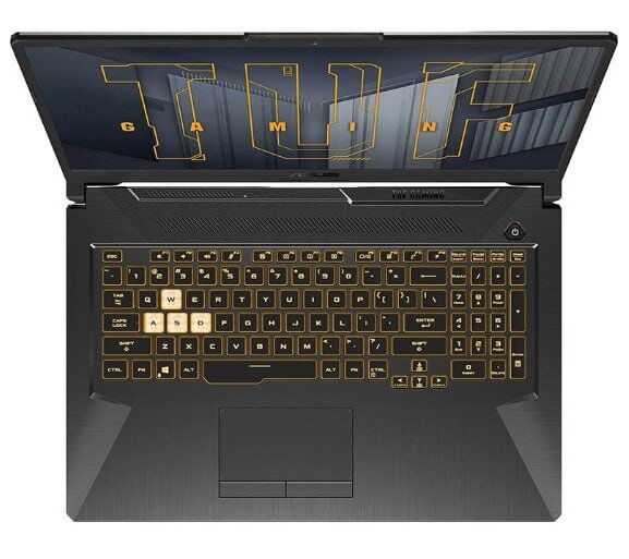 Ігровий ноутбук Asus TUF Gaming F17 FX706HF-HX013W / 17,3" (1920x1080) IPS / Intel Core i5-11400H (6 (12) ядер по 2,2 - 4,5 ГГц) / 16 ГБ DDR4 / 960 ГБ SSD / nVidia GeForce RTX 2050, 4 ГБ GDDR6, 64-біт / WebCam б/в - изображение 4