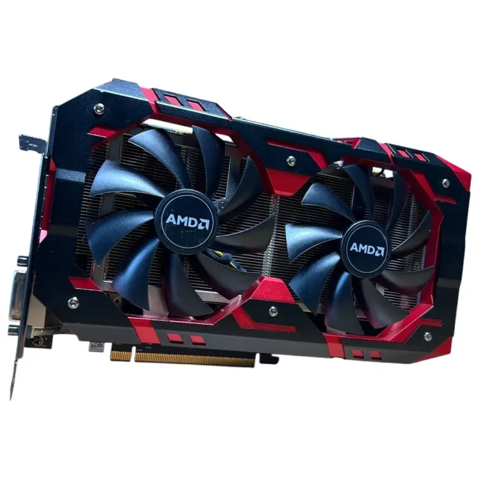 Дискретна відеокарта PowerColor AMD Radeon RX 580, 8 GB GDDR5, 256-bit / 1x DVI, 1x HDMI, 3x DisplayPort б/в - зображення 1