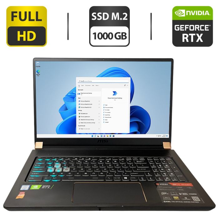 Ігровий ноутбук MSI GS75 Stealth 9SF-243US / 17,3" (1920x1080) IPS / Intel Core i7-9750H (6 (12) ядер по 2,6 - 4,5 ГГц) / 16 ГБ DDR4 / 1000 ГБ SSD M.2 / nVidia GeForce RTX 2070, 8 ГБ GDDR6, 256-біт / WebCam б/в - зображення 1