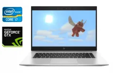 Ігровий ноутбук HP EliteBook 1050 G1 / 15.6" (1920x1080) IPS / Intel Core i7-8850H (6 (12) ядер по 2.6 - 4.3 GHz) / 16 GB DDR4 / 512 GB SSD / nVidia GeForce GTX 1050, 4 GB GDDR5, 128-bit / Fingerprint / Windows 10 б/в