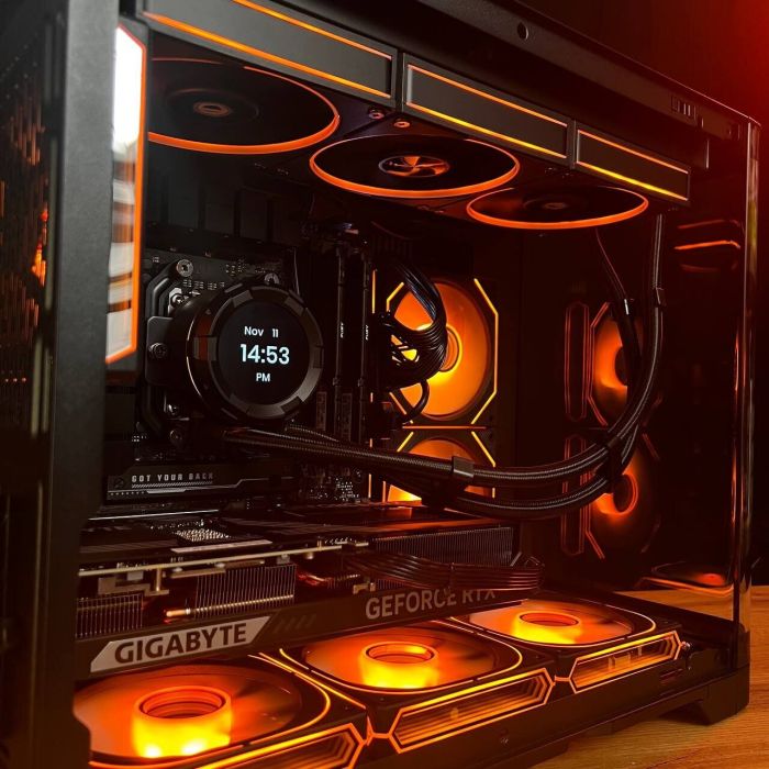 Збірка на замовлення: ігровий ПК GameMax Hype-M Black Tower / AMD Ryzen 7 7700 (8 (16) ядер по 3,8 - 5,3 ГГц) / 32 ГБ DDR5 / 2000 ГБ SSD M.2 / nVidia GeForce RTX 5070, 12 ГБ GDDR7, 192-bit / 750 Вт - зображення 10