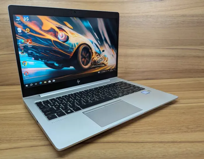 Ультрабук HP EliteBook 840 G6 / 14" (1920x1080) IPS / Intel Core i5-8265U (4 (8) ядра по 1.6 - 3.9 GHz) / 16 GB DDR4 / 480 GB SSD / Intel UHD Graphics 620 / TouchID / WebCam / Windows 10 б/в - зображення 4