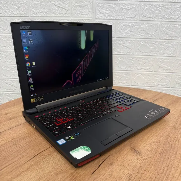 Ігровий ноутбук Б-клас Acer Predator 15 G9-591 / 15.6" (1920x1080) IPS / Intel Core i7-6700HQ (4 (8) ядра по 2.6 - 3.5 GHz) / 32 GB DDR4 / 256 GB SSD + 1000 GB HDD / nVidia GeForce GTX 980M, 4 GB GDDR5, 256-bit / WebCam б/в - зображення 4