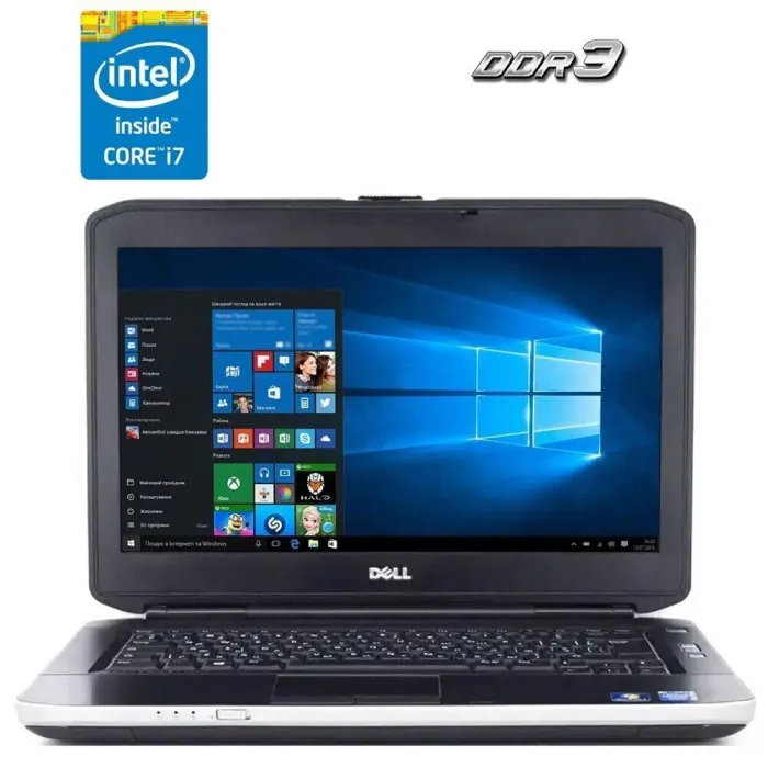 Ноутбук Б-клас Dell Latitude E5430 / 14" (1366x768) TN / Intel Core i7-3540M (2 (4) ядра по 3.0 - 3.7 GHz) / 8 GB DDR3 / 120 GB SSD / Intel HD Graphics 4000 / WebCam б/в - зображення 1