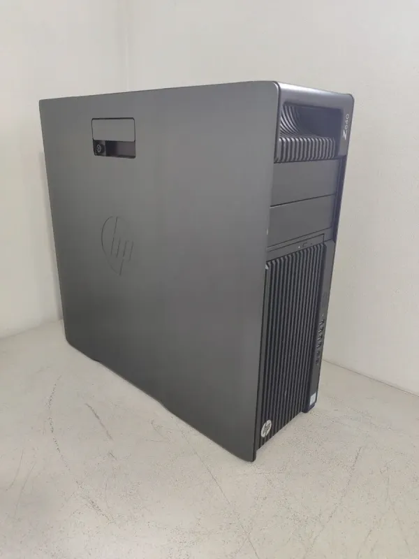 Робоча станція HP Z640 Workstation Tower / 2x Intel Xeon E5-2697 v3 (14 (28) ядер по 2.6 - 3.6 GHz) / 64 GB DDR4 / 512 GB SSD / nVidia Quadro K2200, 4 GB GDDR5, 128-bit / DVD-ROM б/в - зображення 3