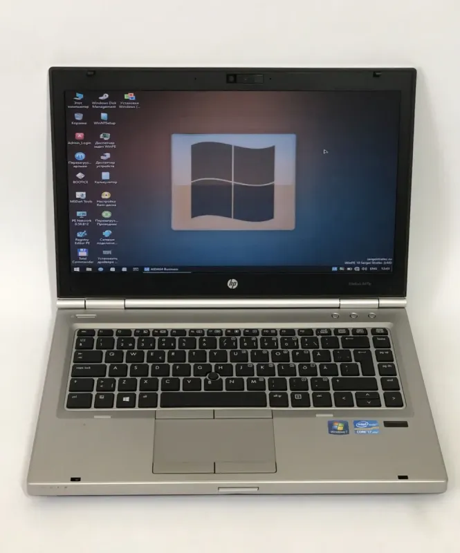 Ноутбук HP EliteBook 8470p / 14" (1600x900) TN / Intel Core i5-3210M (2 (4) ядра по 2.5 - 3.1 GHz) / 8 GB DDR3 / 500 GB HDD / AMD Radeon HD 7570M, 1 GB GDDR5, 64-bit / WebCam / DVD-ROM б/в - зображення 2