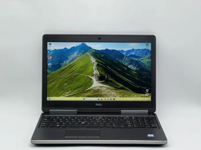 Мобільна робоча станція Dell Precision 7520 / 15.6" (1920x1080) IPS / Intel Core i7-6920HQ (4 (8) ядра по 2.9 - 3.8 GHz) / 16 GB DDR4 / 480 GB SSD / nVidia Quadro M2200, 4 GB GDDR5, 128-bit / WebCam б/в - зображення 2