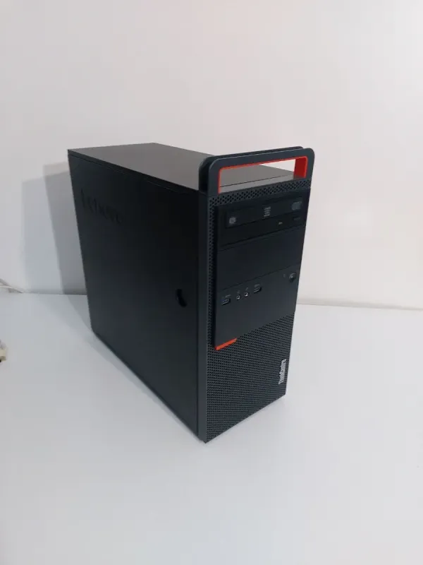 Комплект: Lenovo ThinkCentre M800 Tower / Intel Core i5-6500 (4 ядра по 3.2 - 3.6 GHz) / 16 GB DDR4 / 120 GB SSD + 500 GB HDD / AMD Radeon R7 450, 4 GB GDDR5, 128-bit / 350W / DVD-ROM + Монітор LG 24MB37PM-B / 24" (1920x1080) IPS б/в - зображення 3