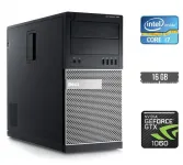 Ігровий ПК Dell OptiPlex 790 Tower / Intel Core i7-2600 (4 (8) ядра по 3.4 - 3.8 GHz) / 16 GB DDR3 / 120 GB SSD + 500 GB HDD / nVidia GeForce GTX 1060, 6 GB GDDR5, 192-bit б/в