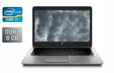 Ноутбук HP EliteBook 840 G1 / 14" (1600x900) TN / Intel Core i7-4600U (2 (4) ядра по 2.1 - 3.3 GHz) / 8 GB DDR3 / 240 GB SSD / Intel HD Graphics 4400 / Fingerprint / WebCam / Windows 10 б/в