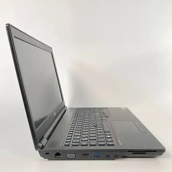 Мобільна робоча станція Б-клас Fujitsu Celsius H780 / 15.6" (1920x1080) IPS / Intel Core i7-8750H (6 (12) ядер по 2.2 - 4.1 GHz) / 16 GB DDR4 / 512 GB SSD / nVidia Quadro P600, 4 GB GDDR5, 128-bit / WebCam / HDMI б/в - зображення 5