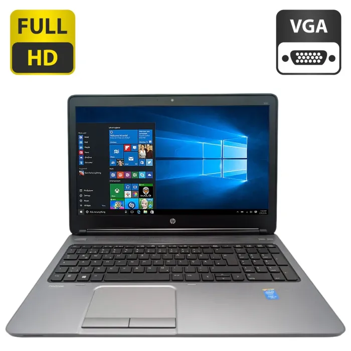 Ноутбук HP ProBook 650 G1 / 15.6" (1920x1080) TN / Intel Core i5-4310M (2 (4) ядра по 2.7 - 3.4 GHz) / 8 GB DDR3 / 500 GB HDD / Intel HD Graphics 4600 / WebCam б/в - зображення 1