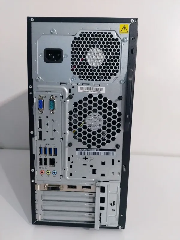 Комплект: Lenovo ThinkCentre M800 Tower / Intel Core i5-6500 (4 ядра по 3.2 - 3.6 GHz) / 16 GB DDR4 / 120 GB SSD + 500 GB HDD / AMD Radeon R7 450, 4 GB GDDR5, 128-bit / 350W / DVD-ROM + Монітор LG 24MB37PM-B / 24" (1920x1080) IPS б/в - зображення 5