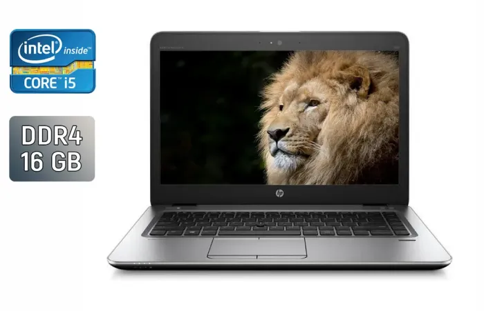 Ноутбук HP EliteBook 840 G3 / 14" (1920x1080) TN / Intel Core i5-6300U (2 (4) ядра по 2.4 - 3.0 GHz) / 16 GB DDR4 / 240 GB SSD / Intel HD Graphics 520 / TouchID / WebCam б/в - зображення 1