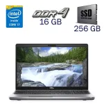 Ультрабук Dell Latitude 5510 / 15.6" (1920x1080) IPS / Intel Core i7-10810U (6 (12) ядер по 1.1 - 4.9 GHz) / 16 GB DDR4 / 256 GB SSD / Intel UHD Graphics for 10th Generation / WebCam б/в