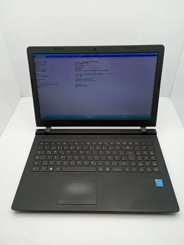 Ноутбук Lenovo Ideapad 100-15 / 15.6" (1366x768) TN / Intel Celeron N2840 (2 ядра по 2.16 - 2.58 GHz) / 8 GB DDR3 / 120 GB SSD / Intel HD Graphics / WebCam б/в - зображення 7