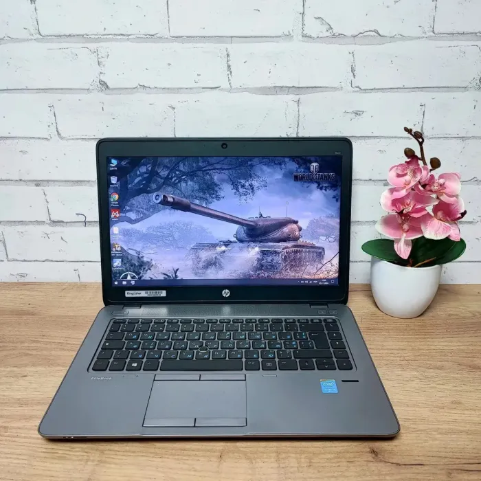 Ноутбук HP EliteBook 840 G2 / 14" (1366x768) TN / Intel Core i5-5300U (2 (4) ядра по 2.3 - 2.9 GHz) / 8 GB DDR3 / 128 GB SSD / Intel HD Graphics 5500 / WebCam б/в - зображення 2