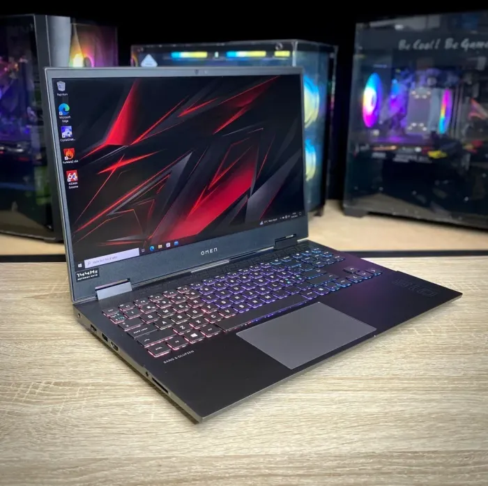 Ігровий ноутбук HP Omen 15 / 15.6" (1920x1080) IPS / AMD Ryzen 5 4600H (6 (12) ядер по 3.0 - 4.0 GHz) / 8 GB DDR4 / 512 GB SSD / nVidia GeForce GTX 1660 Ti, 6 GB GDDR6, 192-bit / WebCam б/в - зображення 3