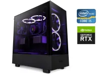 Ігровий ПК NZXT H5 Elite Black Tower / Intel Core i5-13600KF (14 (20) ядер по 2.6 - 5.1 GHz) / 32 GB DDR5 / 2000 GB SSD / nVidia GeForce RTX 4070, 12 GB GDDR6X, 192-bit / 850W