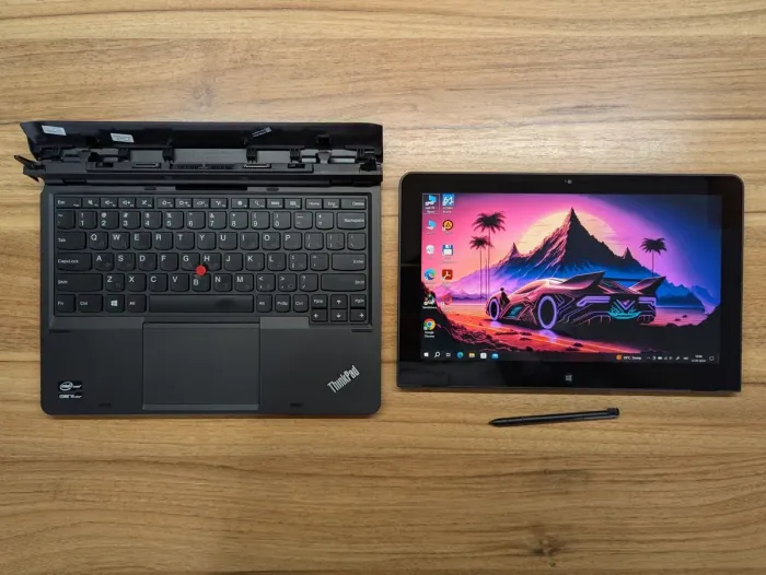 Нетбук-трансформер Lenovo ThinkPad Helix / 11.6" (1920x1080) IPS Touch / Intel Core i5-3427U (2 (4) ядра по 1.8 - 2.8 GHz) / 4 GB DDR3 / 180 GB SSD / Intel HD Graphics 4000 / WebCam / Windows 10 б/в - зображення 6