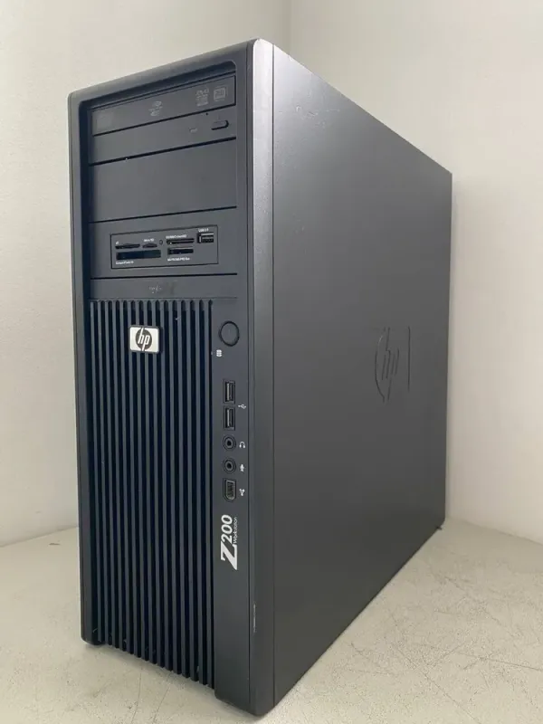 Комп'ютер HP Z200 Workstation Tower / Intel Core i7-860 (4 (8) ядра по 2,8 - 3,46 ГГц) / 16 ГБ DDR3 / 128 ГБ SSD + 250 ГБ HDD / nVidia Quadro 2000, 1 ГБ GDDR5, 128-біт / DVD-ROM б/в - зображення 2