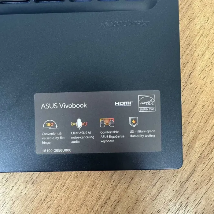 Ультрабук Б-клас Asus Vivobook F1504VAP / 15.6" (1920x1080) TN / Intel Core 5 120U (10 (12) ядер по 1.4 - 5.0 GHz) / 16 GB DDR4 / 512 GB SSD NVMe / Intel Graphics / WebCam б/в - зображення 9