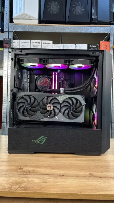 Збірка під замовлення: ігровий Lian Li LanCool 216 RGB Black Tower / Intel Core i5-14600KF (14 (20) ядер по 2.6 - 5.3 GHz) / 32 GB DDR5 / 4000 GB SSD M.2 / nVidia GeForce RTX 4070 Ti, 12 GB GDDR6X, 192-bit / HDMI / 850W - зображення 7