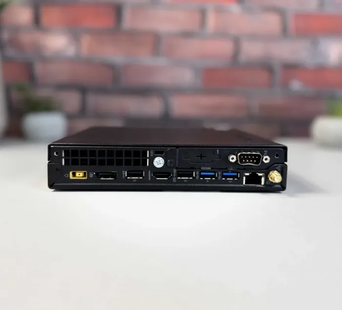 Неттоп Lenovo ThinkCentre M920q USFF / Intel Core i5-8400T (6 ядер по 1.7 - 3.3 GHz) / 16 GB DDR4 / 256 GB SSD M.2 / Intel UHD Graphics 630 / Wi-Fi б/в - зображення 8