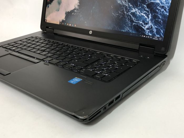 Мобільна робоча станція Б-клас HP ZBook 17 G2 / 17.3" (1920x1080) TN / Intel Core i7-4810MQ (4 (8) ядра по 2.8 - 3.8 GHz) / 16 GB DDR3 / 256 GB SSD / nVidia Quadro K4100M, 4 GB GDDR5, 256-bit / WebCam / DVD-ROM / Win 10 Pro б/в - зображення 9