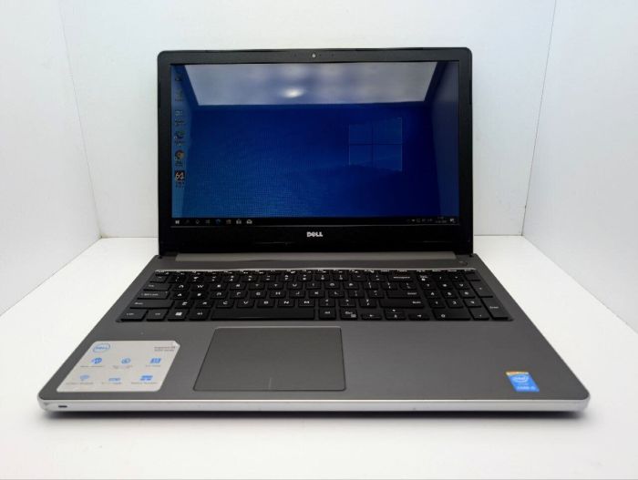 Ноутбук Dell Inspiron 15 5558 / 15.6" (1366x768) TN / Intel Core i5-5200U (2 (4) ядра по 2.2 - 2.7 GHz) / 8 GB DDR3 / 240 GB SSD / Intel HD Graphics 5500 / WebCam / DVD-ROM б/в - зображення 2