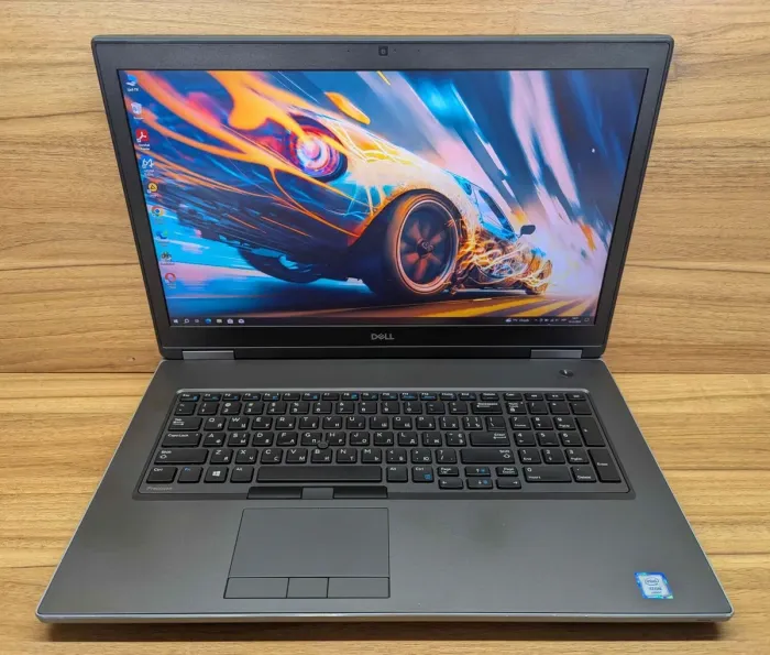 Мобільна робоча станція Dell Precision 7740 / 17.3" (1920x1080) IPS / Intel Xeon E-2276M (6 (12) ядер по 2.8 - 4.7 GHz) / 64 GB DDR4 / 512 GB SSD / nVidia Quadro RTX 4000, 8 GB GDDR6, 256-bit / WebCam / Windows 10 б/в - зображення 2