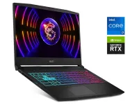 Ігровий ноутбук Б-клас MSI Katana 15 B12VGK / 15.6" (1920x1080) IPS / Intel Core i7-12650H (10 (16) ядер по 3.5 - 4.7 GHz) / 32 GB DDR5 / 1000 GB SSD / nVidia GeForce RTX 4070, 8 GB GDDR6, 128-bit / WebCam б/в