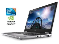 Мобільна робоча станція Dell Precision 7740 / 17.3" (1920x1080) IPS / Intel Xeon E-2276M (6 (12) ядер по 2.8 - 4.7 GHz) / 32 GB DDR4 / 512 GB SSD / nVidia Quadro RTX 4000, 8 GB GDDR6, 256-bit / WebCam б/в