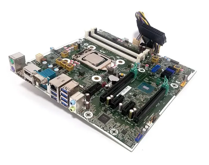 Комплект: Материнська плата HP Z240 SFF / Socket LGA1151 + Intel Core i3-7100 (2 (4) ядра по 3.9 GHz) + перехідник для БП-МП б/в - зображення 2