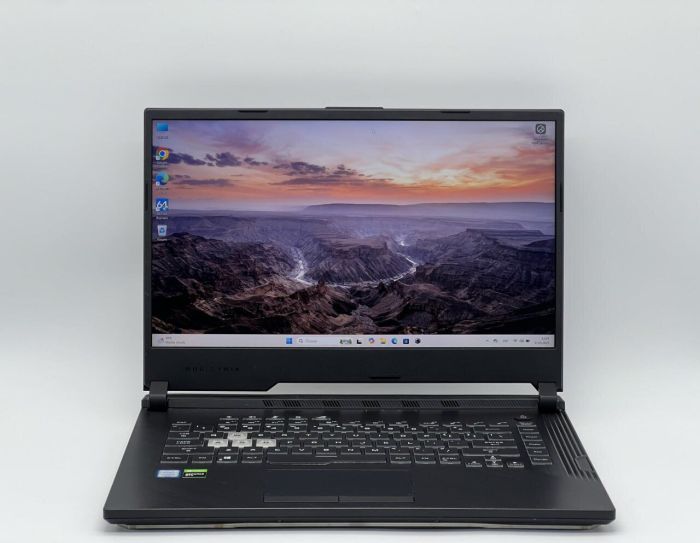 Ігровий ноутбук Asus ROG Strix GL531GU / 15.6" (1920x1080) IPS / Intel Core i5-9300H (4 (8) ядра по 2.4 - 4.1 GHz) / 16 GB DDR4 / 480 GB SSD / nVidia GeForce GTX 1660 Ti, 6 GB GDDR6, 192-bit / WebCam б/в - зображення 2