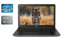Ультрабук HP zBook 15 G4 / 15.6" (1920x1080) IPS / Intel Core i5-7440HQ (4 ядра по 2.8 - 3.8 GHz) / 16 GB DDR4 / 480 GB SSD / Intel HD Graphics 630 / Fingerprint / Windows 10 б/в