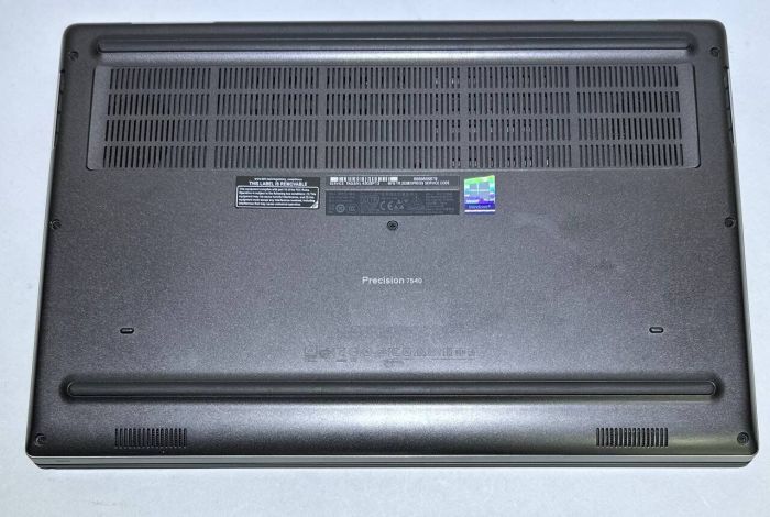 Мобільна робоча станція Б-клас Dell Precision 7540 / 15.6" (1920x1080) TN / Intel Xeon E2276M (6 (12) ядер по 2.8 - 4.7 GHz) / 32 GB DDR4 / 256 GB SSD + 256 GB SSD / nVidia Quadro RTX 3000, 6 GB GDDR6, 192-bit / WebCam / Win 11 Pro б/в - зображення 7