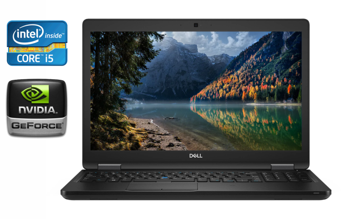 Ноутбук Dell Latitude 5591 / 15.6" (1920x1080) IPS / Intel Core i5-8400H (4 ядра по 2.5 - 4.2 GHz) / 16 GB DDR4 / 512 GB SSD / nVidia GeForce MX130, 2 GB GDDR5, 64-bit / WebCam / HDMI б/в - зображення 1