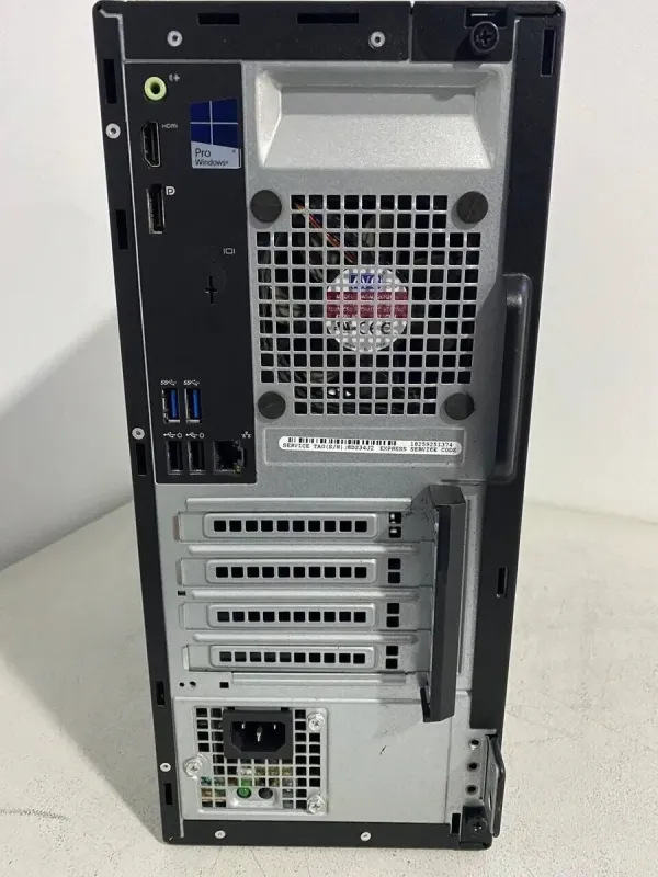 Комп'ютер Dell OptiPlex 3040 Tower / Intel Core i5-6400 (4 ядра по 2,7 - 3,3 ГГц) / 8 ГБ DDR3 / 128 ГБ SSD + 500 ГБ HDD / Intel HD Graphics 530 / DVD-ROM б/в - зображення 4