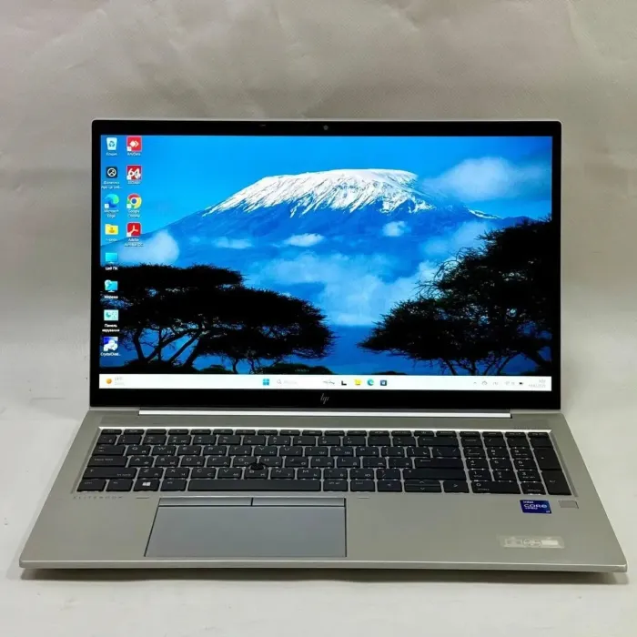 Ультрабук Б-клас HP EliteBook 850 G8 / 15.6" (1920x1080) IPS / Intel Core i7-1185G7 (4 (8) ядра по 3.0 - 4.8 GHz) / 16 GB DDR4 / 256 GB SSD / Intel Iris Xe Graphics / WebCam / Fingerprint / Windows 11 Pro б/в - зображення 2