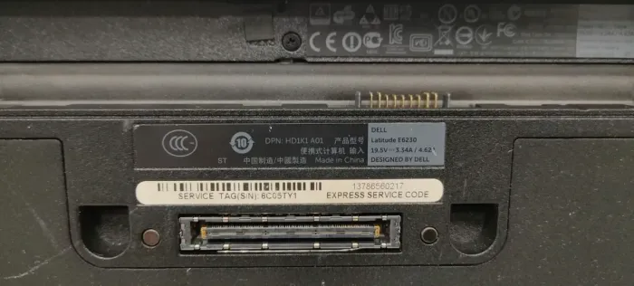 Нетбук Б-клас Dell Latitude E6230 / 12.5" (1366x768) TN / Intel Core i7-3540M (2 (4) ядра по 3.0 - 3.7 GHz) / 8 GB DDR3 / 256 GB SSD / Intel HD Graphics 4000 б/в - зображення 8